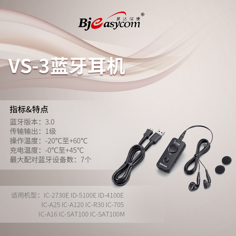 icom����Ľ�Խ���VS-3��������