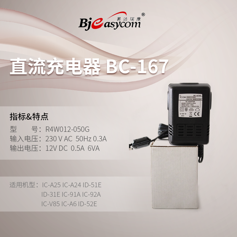 ICOM����Ľ�����BC-167ǽʽ�����