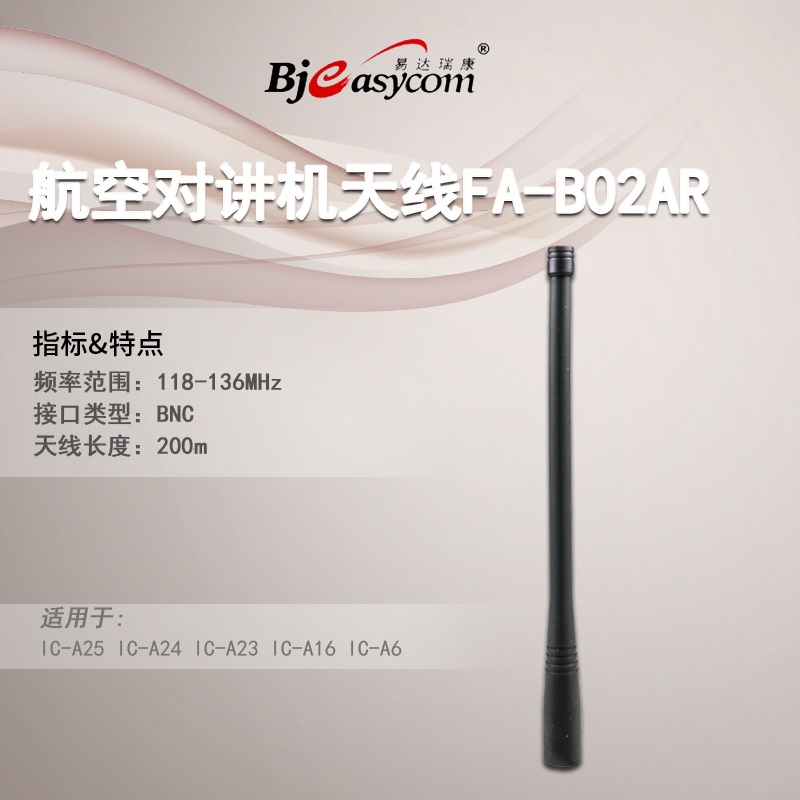ICOM����Ľ���նԽ���IC-A24,IC-A25����FA-B02AR����